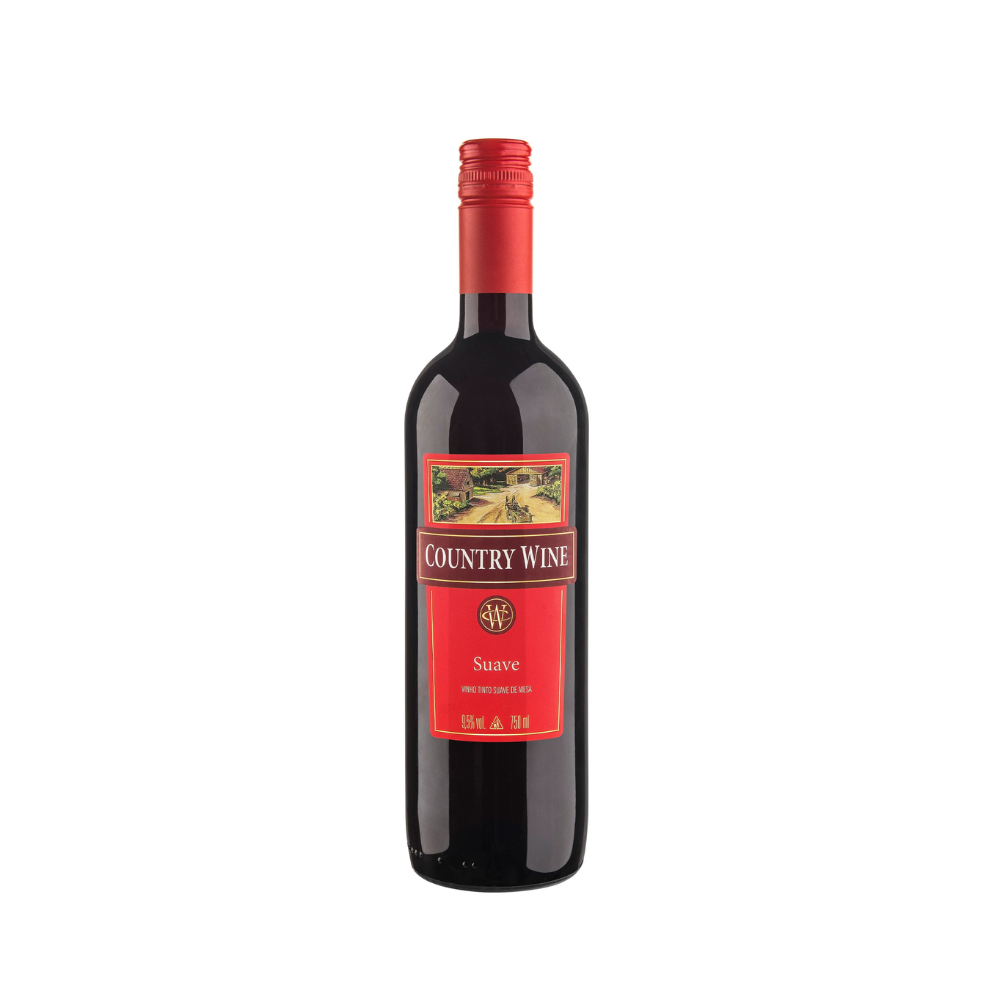 Vinho Country Wine Tinto Suave 750ml