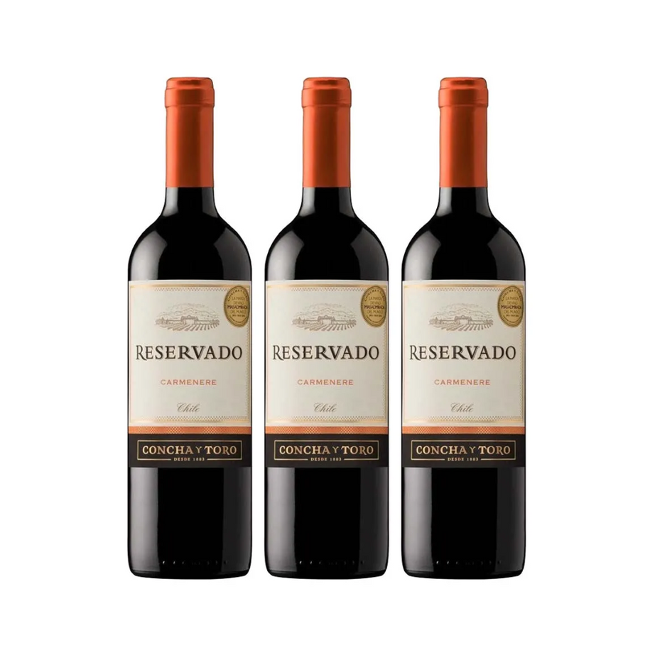 Vinho Concha y Toro Carmenere 750ml - 3 unidades