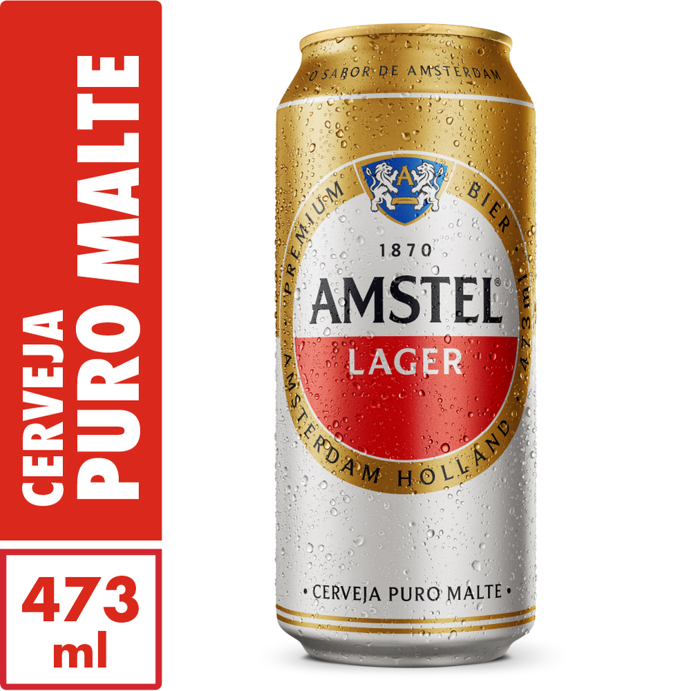 Cerveja Amstel Latão 473ml