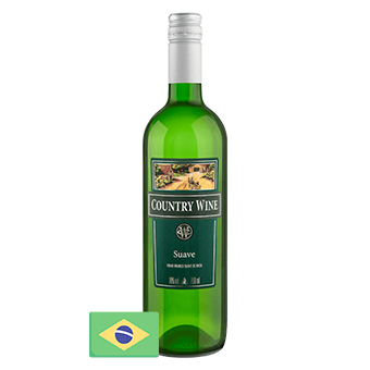 Vinho Country Wine Branco Suave 750ml