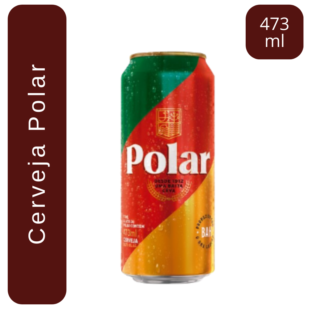 Cerveja Polar Latão 473ml