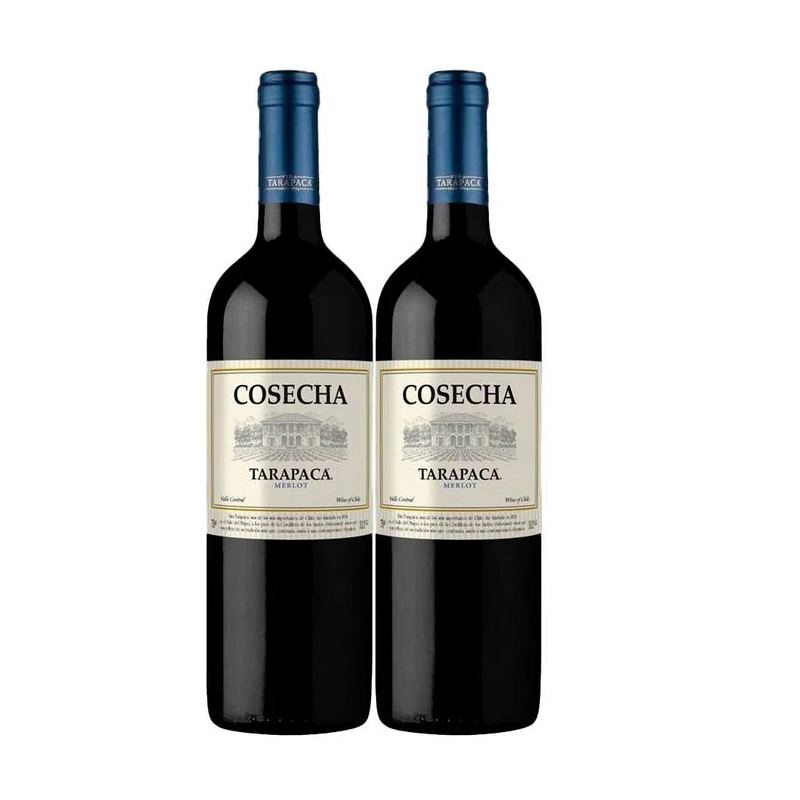 Vinho Tarapca Cosecha Merlot 750ml - 2 unidades