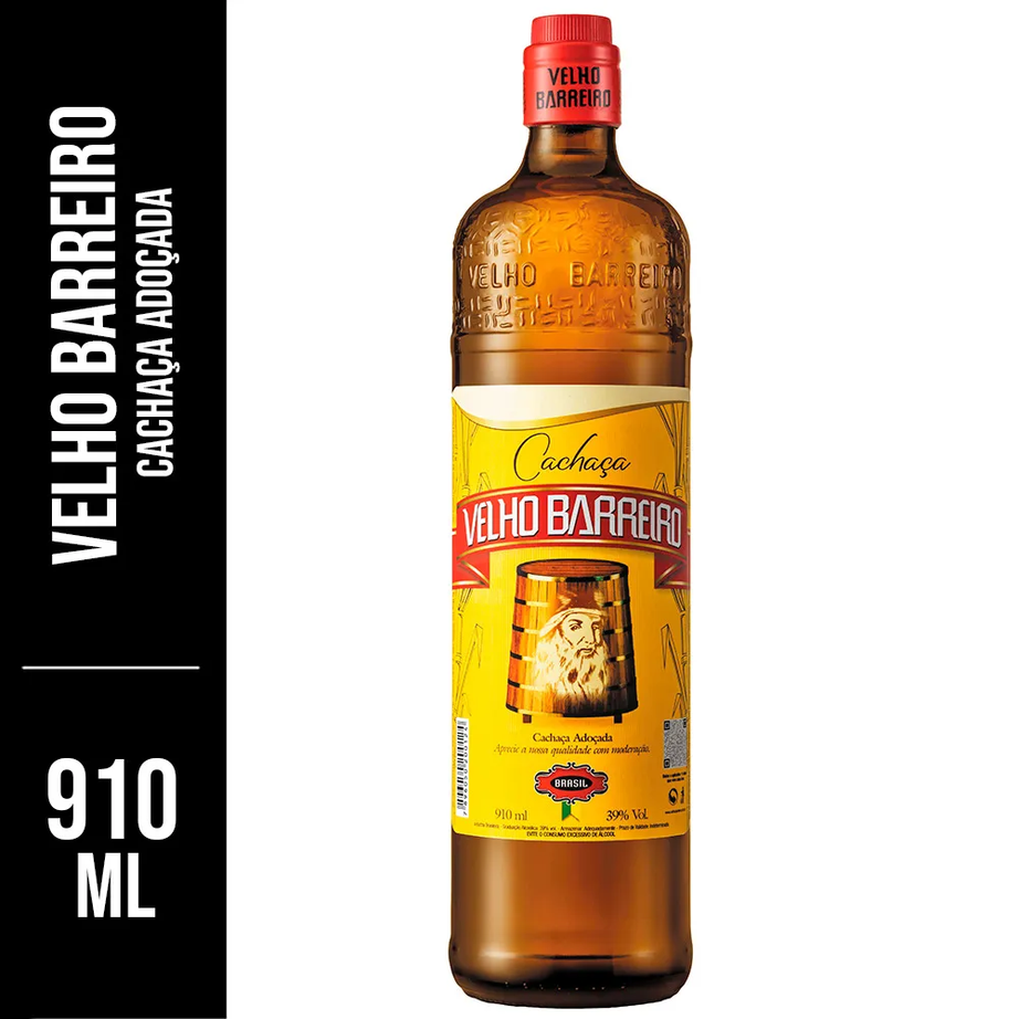 Cachaça Velho Barreiro 910ml