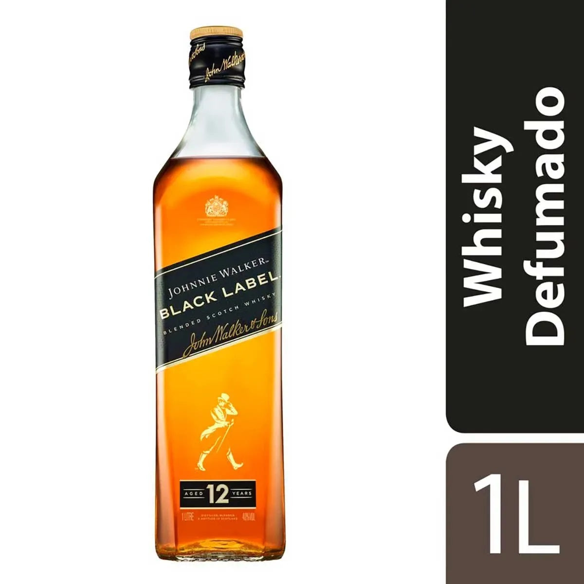 Whisky Johnnie Walker Black Label 12 Anos 1L