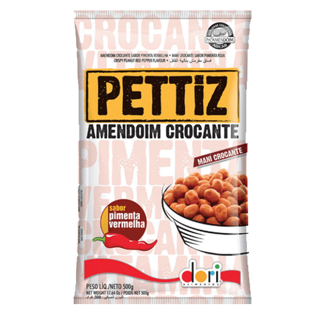 Salgadinho Amendoim Pettiz Pimenta 120g