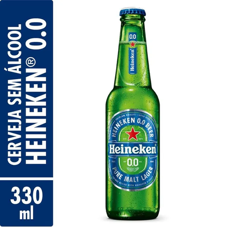 Cerveja Heineken 0,0% Álcool Long Neck 330ml