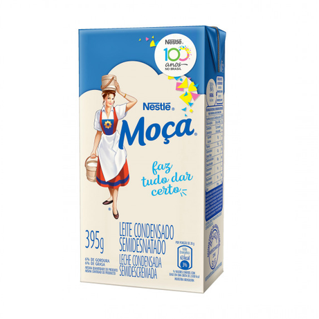 Leite Condensado Moça Semidesnatado 395g