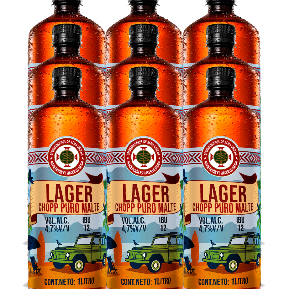 Chopp Provincia Lager 1L - 9 unidades