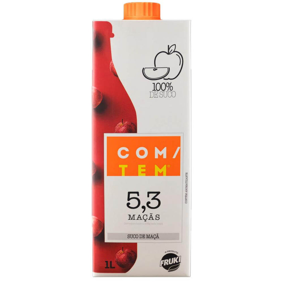 Suco Com/Tem Maca 1L