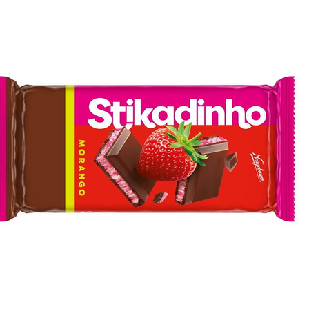 Chocolate Stikadinho Morango 70g